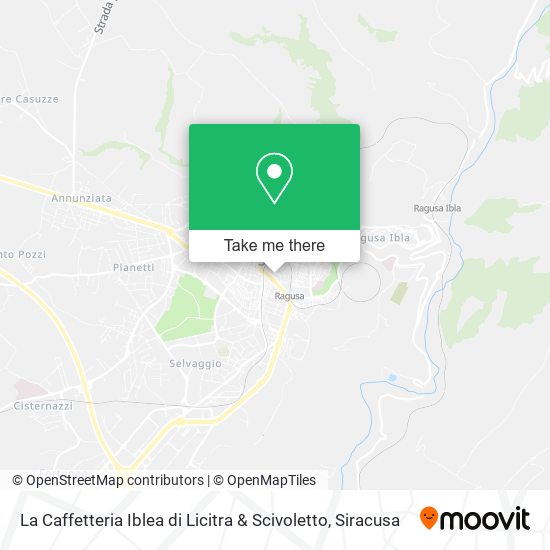 La Caffetteria Iblea di Licitra & Scivoletto map