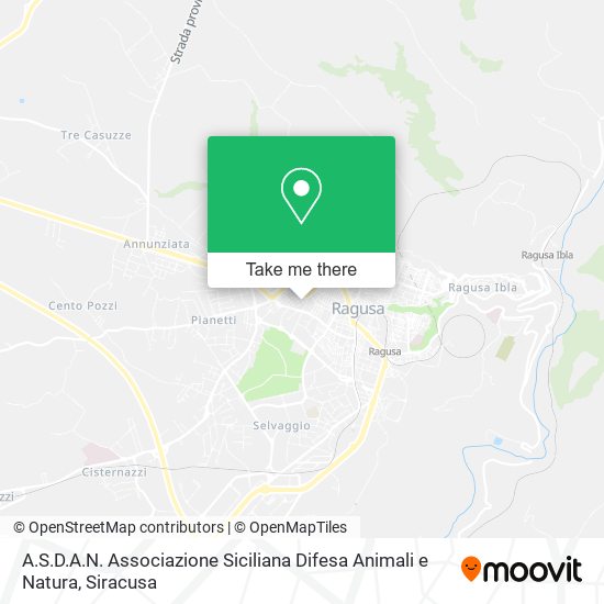 A.S.D.A.N. Associazione Siciliana Difesa Animali e Natura map