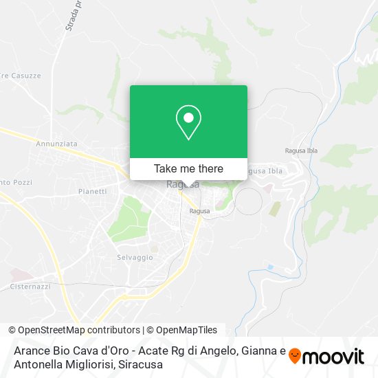 Arance Bio Cava d'Oro - Acate Rg di Angelo, Gianna e Antonella Migliorisi map