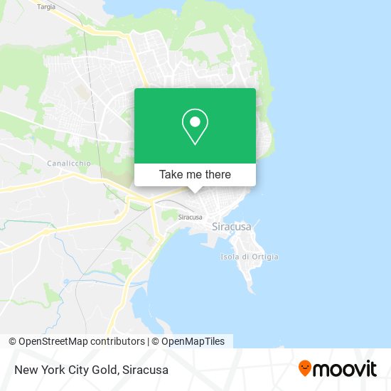 New York City Gold map