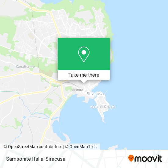 Samsonite Italia map