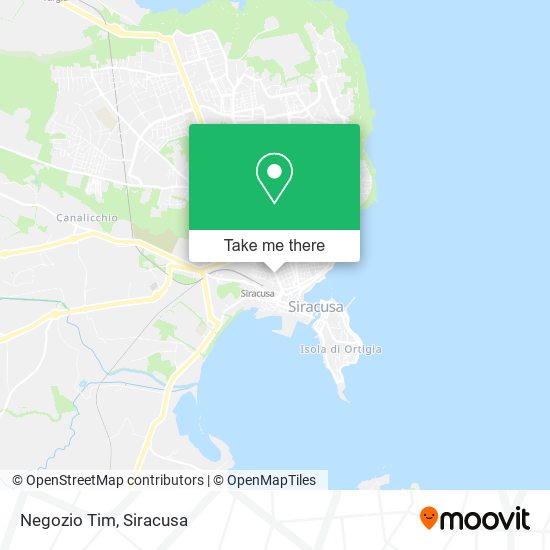 Negozio Tim map