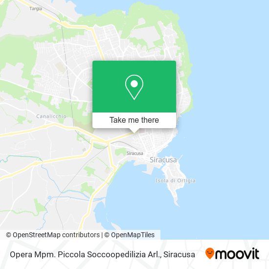 Opera Mpm. Piccola Soccoopedilizia Arl. map