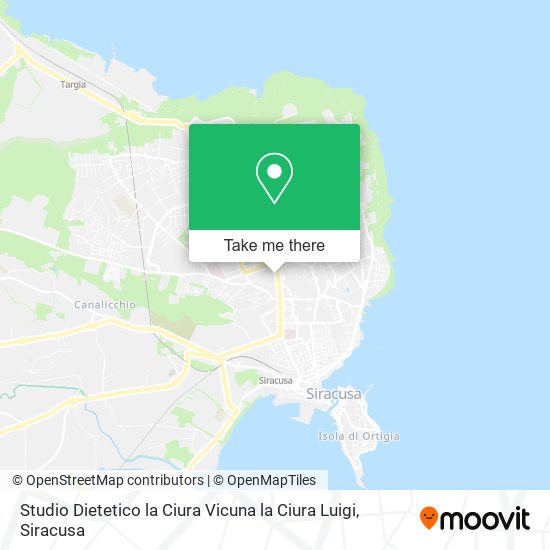 Studio Dietetico la Ciura Vicuna la Ciura Luigi map