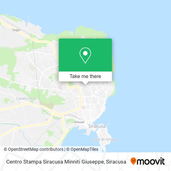 Centro Stampa Siracusa Minniti Giuseppe map