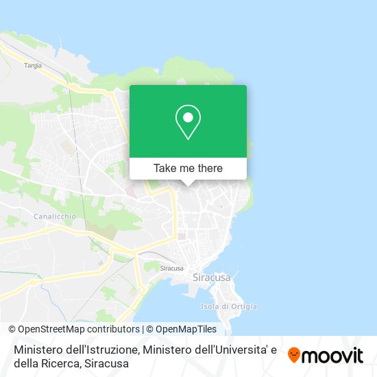 Ministero dell'Istruzione, Ministero dell'Universita' e della Ricerca map