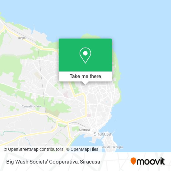 Big Wash Societa' Cooperativa map