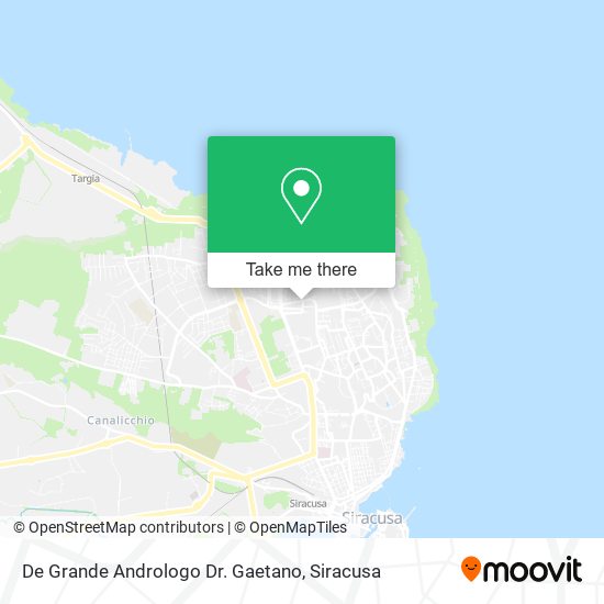 De Grande Andrologo Dr. Gaetano map