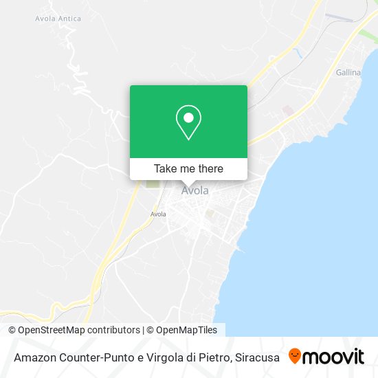 Amazon Counter-Punto e Virgola di Pietro map