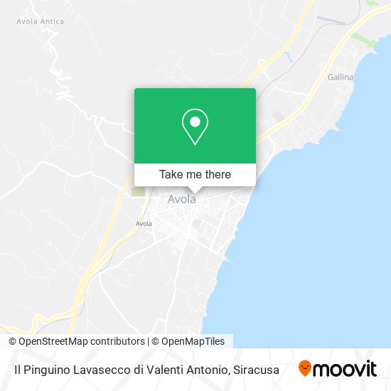 Il Pinguino Lavasecco di Valenti Antonio map