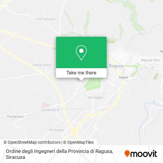 Ordine degli Ingegneri della Provincia di Ragusa map