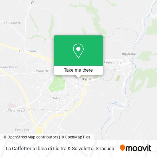 La Caffetteria Iblea di Licitra & Scivoletto map