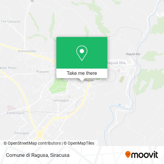 Comune di Ragusa map
