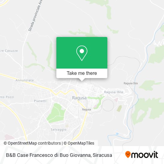 B&B Case Francesco di Buo Giovanna map