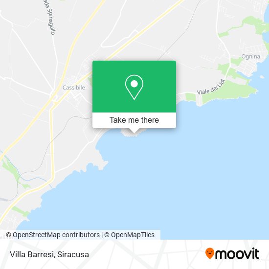 Villa Barresi map