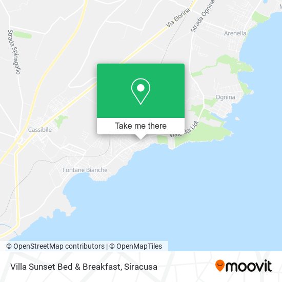Villa Sunset Bed & Breakfast map