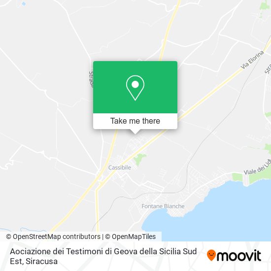 Aociazione dei Testimoni di Geova della Sicilia Sud Est map
