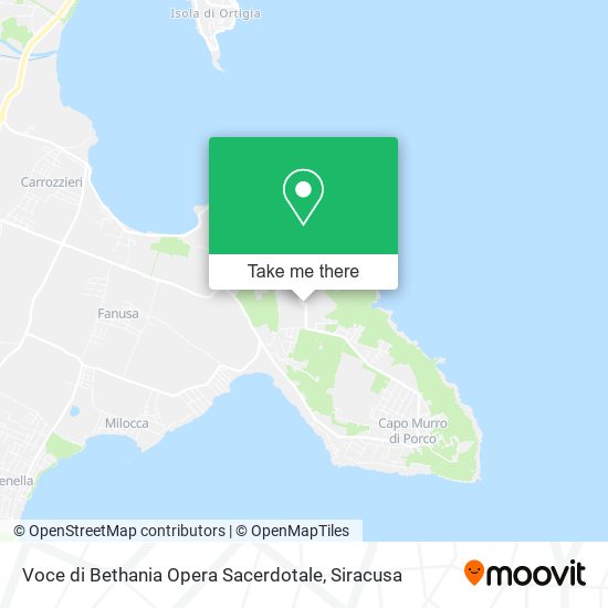 Voce di Bethania Opera Sacerdotale map