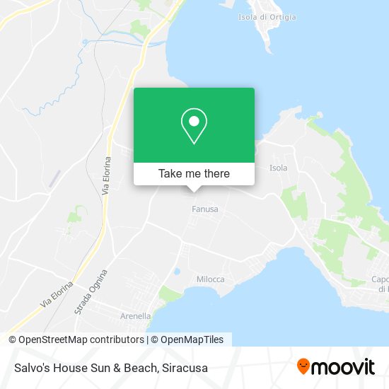 Salvo's House Sun & Beach map