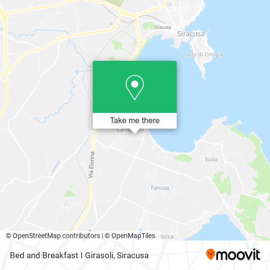 Bed and Breakfast I Girasoli map