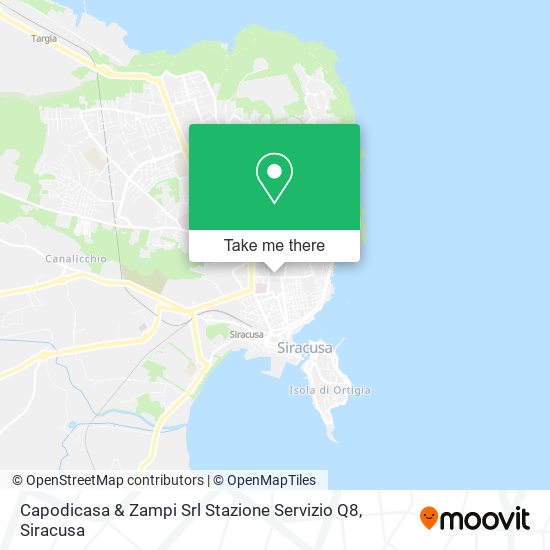 Capodicasa & Zampi Srl Stazione Servizio Q8 map