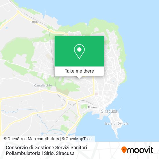 Consorzio di Gestione Servizi Sanitari Poliambulatoriali Sirio map