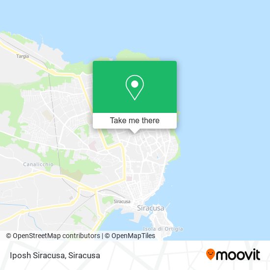 Iposh Siracusa map