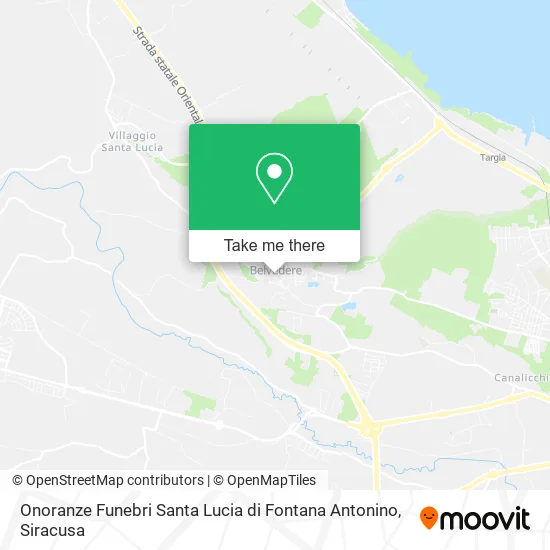 Onoranze Funebri Santa Lucia di Fontana Antonino map