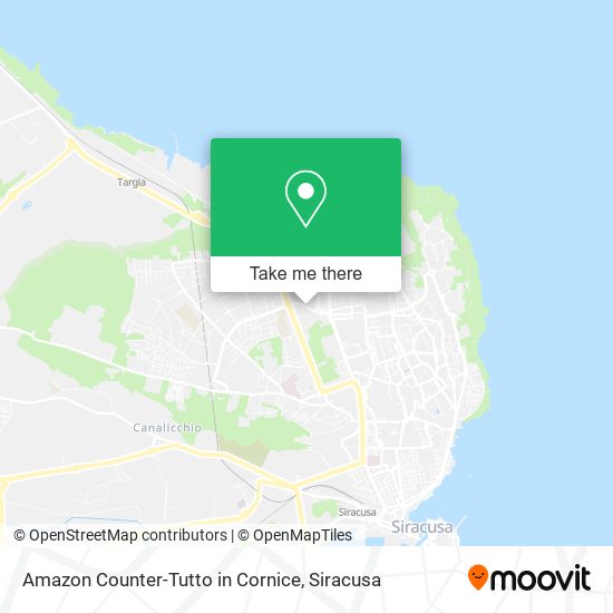 Amazon Counter-Tutto in Cornice map