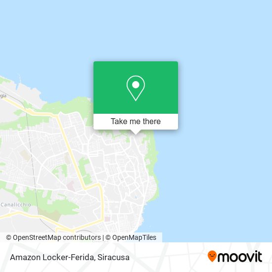 Amazon Locker-Ferida map