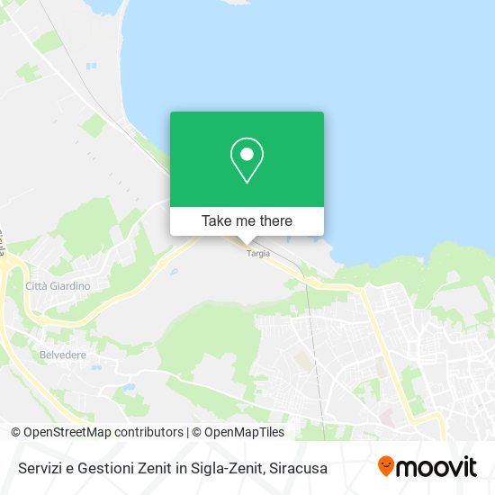 Servizi e Gestioni Zenit in Sigla-Zenit map