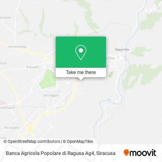 Banca Agricola Popolare di Ragusa Ag4 map