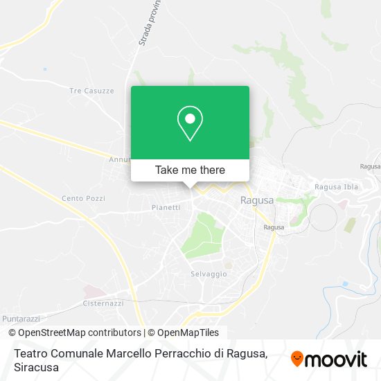 Teatro Comunale Marcello Perracchio di Ragusa map