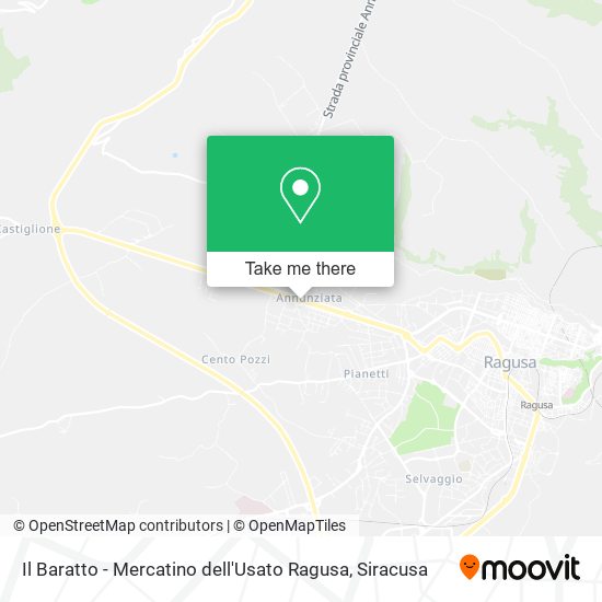 Il Baratto - Mercatino dell'Usato Ragusa map