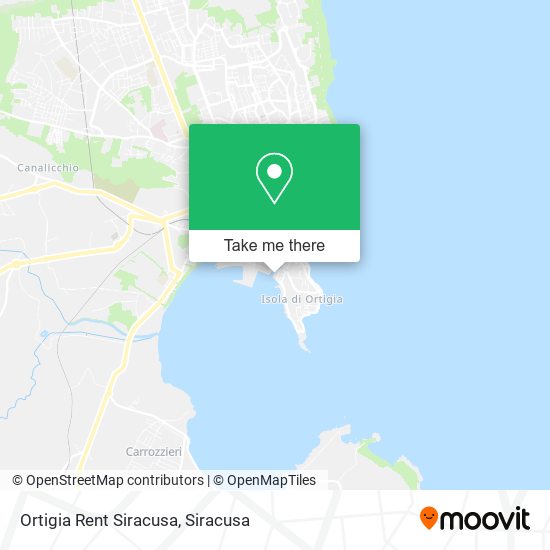 Ortigia Rent Siracusa map