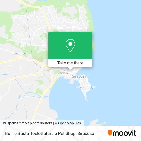 Bulli e Basta Toelettatura e Pet Shop map