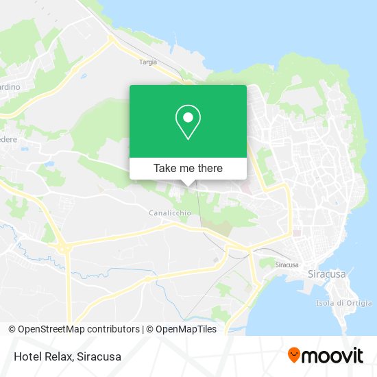 Hotel Relax map