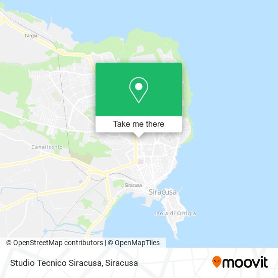 Studio Tecnico Siracusa map