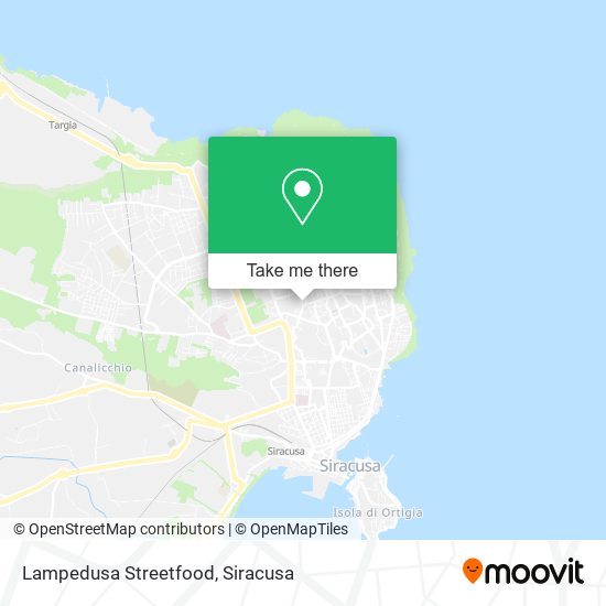 Lampedusa Streetfood map