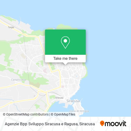 Agenzie Bpp Sviluppo Siracusa e Ragusa map