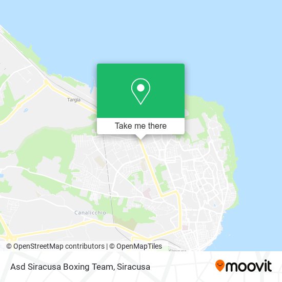 Asd Siracusa Boxing Team map