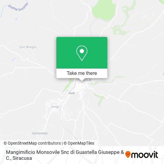 Mangimificio Monsovile Snc di Guastella Giuseppe & C. map