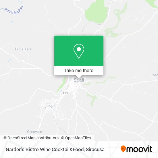 Garden's Bistrò Wine Cocktail&Food map
