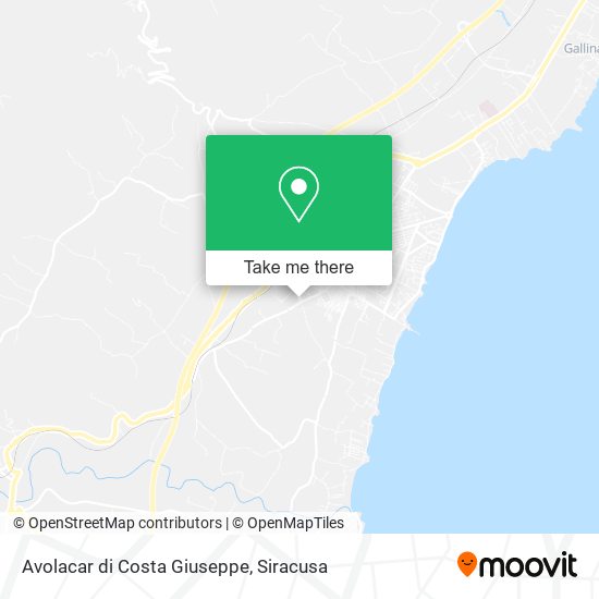 Avolacar di Costa Giuseppe map