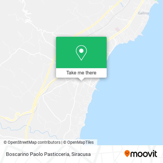 Boscarino Paolo Pasticceria map