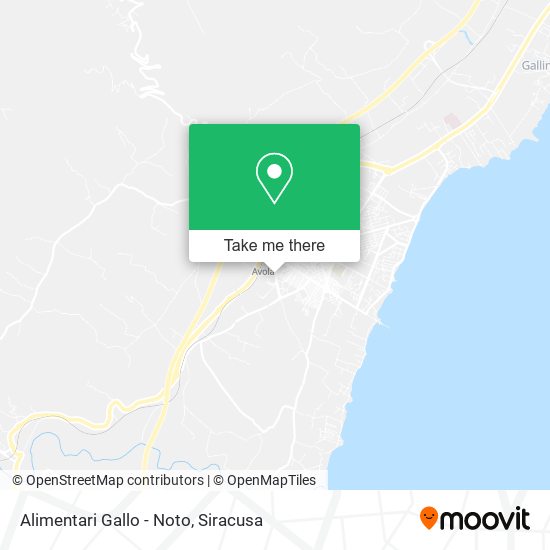 Alimentari Gallo - Noto map