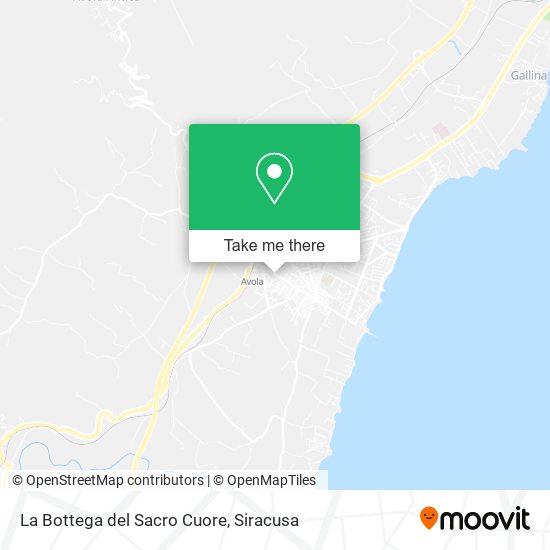La Bottega del Sacro Cuore map