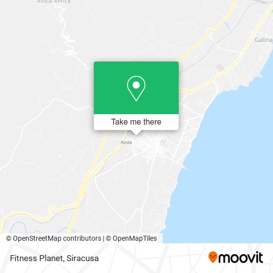 Fitness Planet map