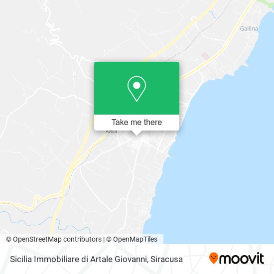 Sicilia Immobiliare di Artale Giovanni map
