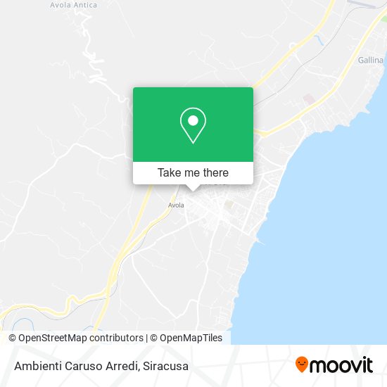 Ambienti Caruso Arredi map